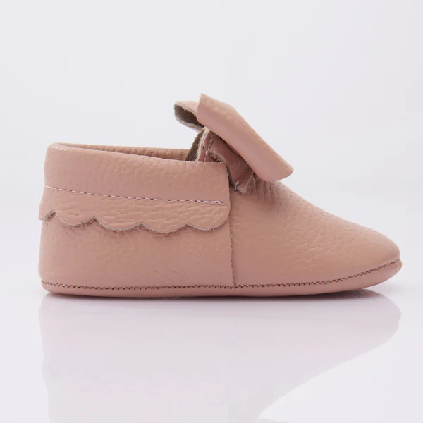 Pink Bow Booties