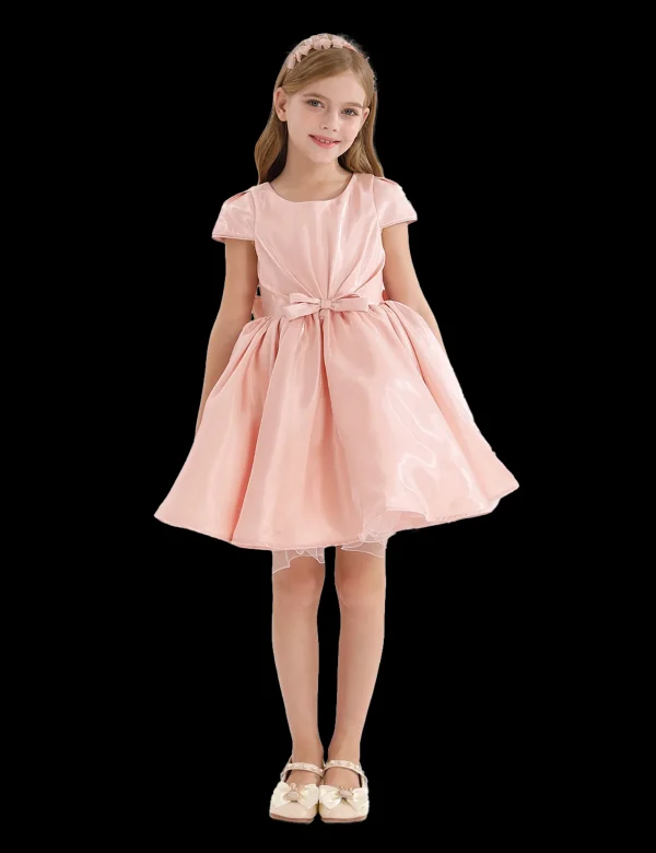 Pink Bow Short Solera Dress
