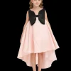 Pink Dress Black Bow Ophelia Dress
