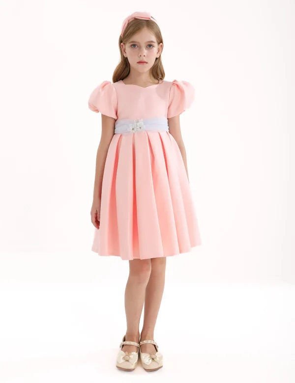 Pink Easton Teacup Belt Dress