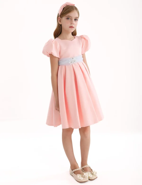 Pink Easton Teacup Belt Dress