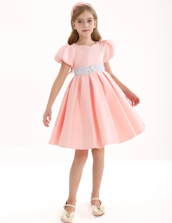 Pink Easton Teacup Belt Dress