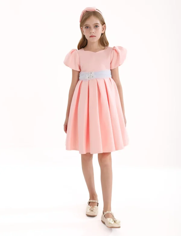 Pink Easton Teacup Belt Dress