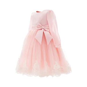 Pink Encina Victorian Bow Dress