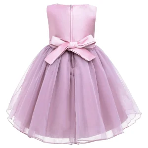 Pink Felice Tulle Bow Dress