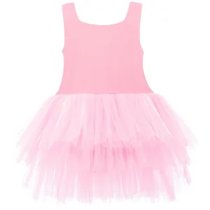Pink Flamingo Solid Tutu Dress