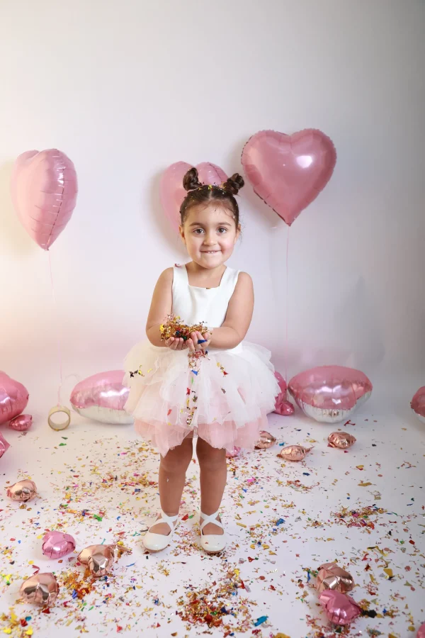 Pink Flamingo Solid Tutu Dress