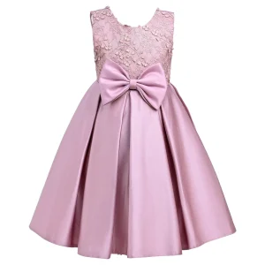 Pink Hampton Double Bow Dress