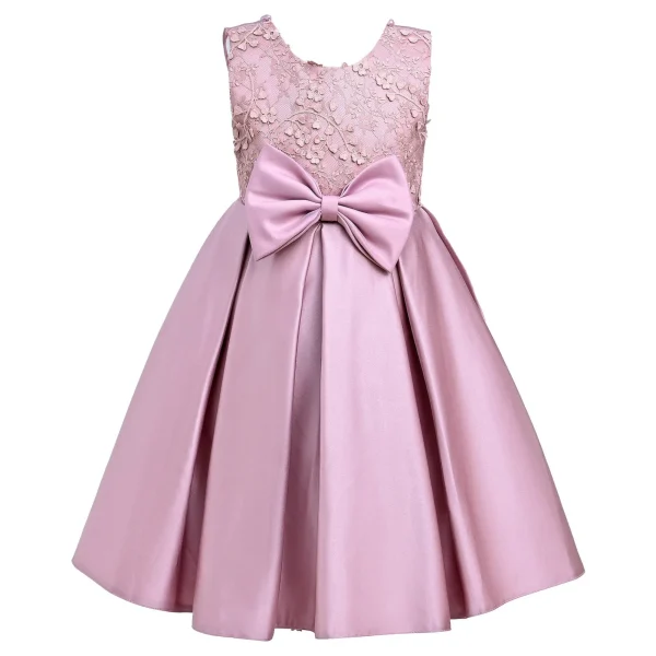 Pink Hampton Double Bow Dress