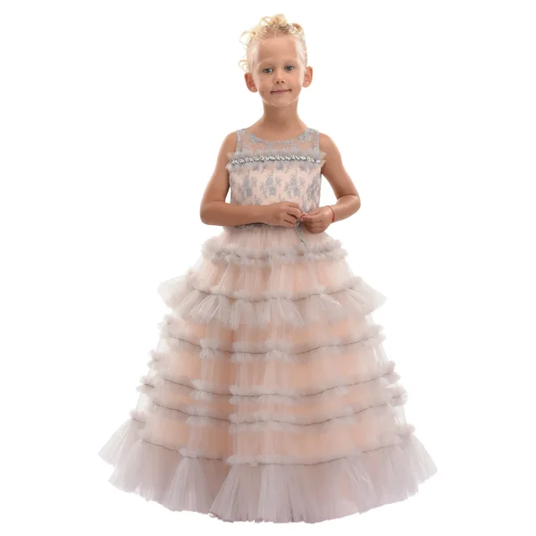 Pink Marianna Embroidered Dress
