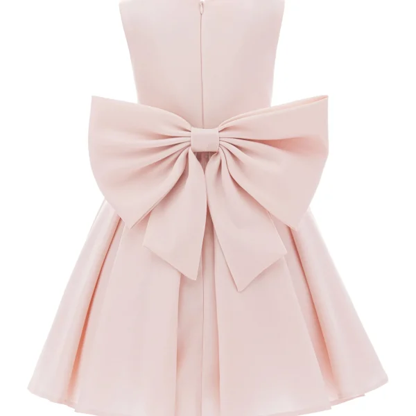 Pink Melinda Pearl Double Bow Dress