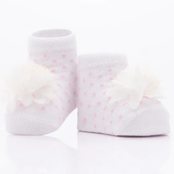 Pink 3pc Tulle Pom Socks Set