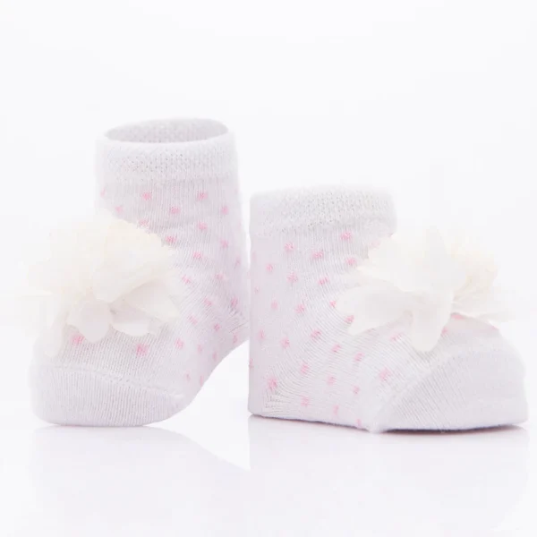 Pink 3pc Tulle Pom Socks Set