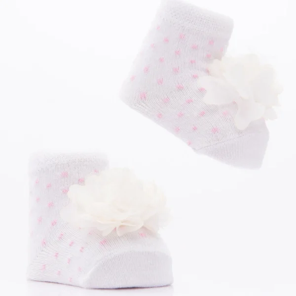 Pink 3pc Tulle Pom Socks Set