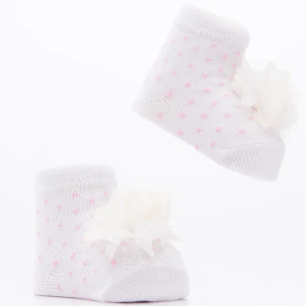 Pink 3pc Tulle Pom Socks Set