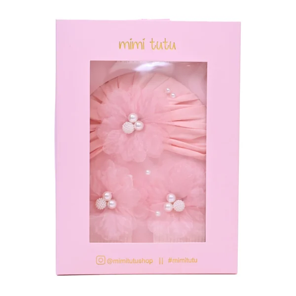 Pink Pearl Flower Gift Set