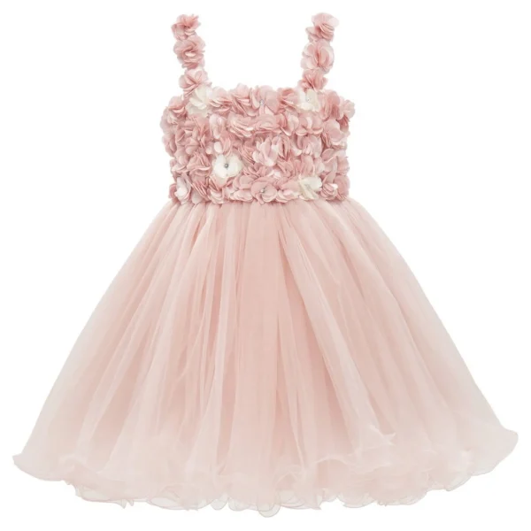 Pink Rose Campanula Dress
