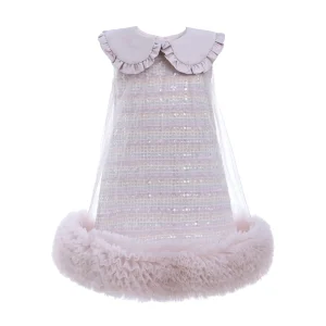 Pink Sleeveless Glimmer Dress