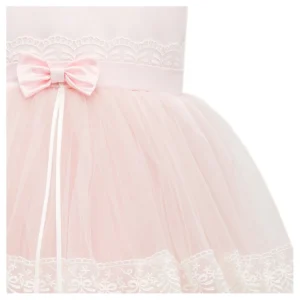 Pink Sleeveless Tier Tulle Dress