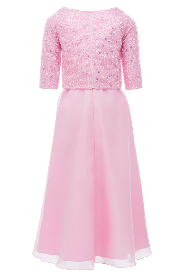 Pink Yasmina 2pc Organza Outfit
