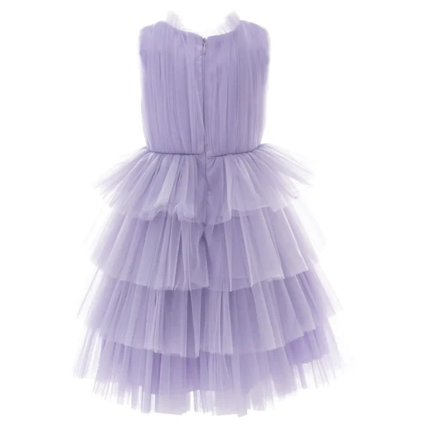 Purple Farvue Tiered Tulle Dress