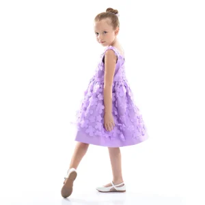 Purple Lago Floral Dress