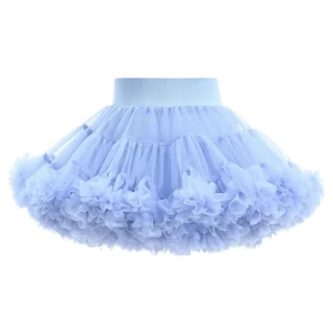 Purple Pastel Bow Tulle Skirt