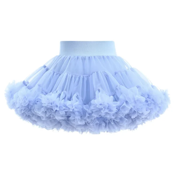 Purple Pastel Bow Tulle Skirt