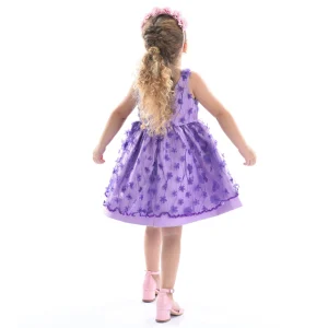 Purple Ravine Floral Dress