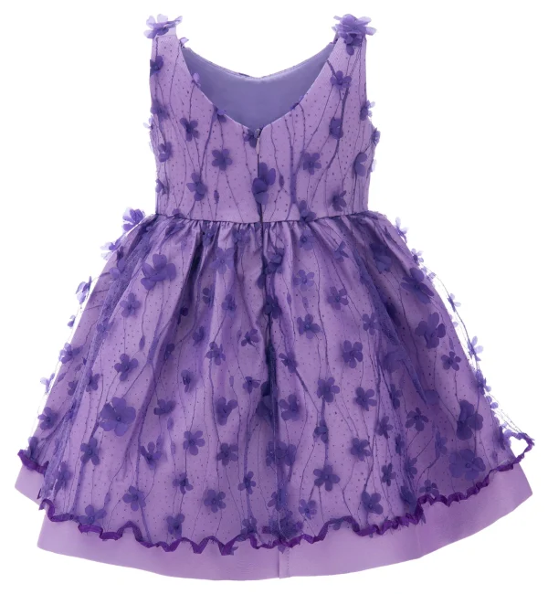 Purple Ravine Floral Dress