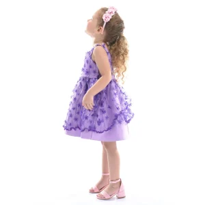 Purple Ravine Floral Dress