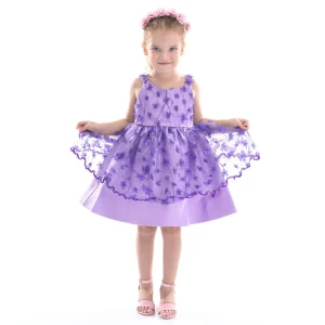 Purple Ravine Floral Dress