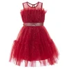 Red Ohlone Bouquet Dress