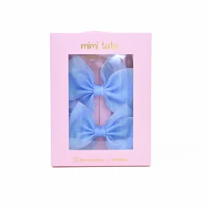 Shimmering Bow Hairclip Set