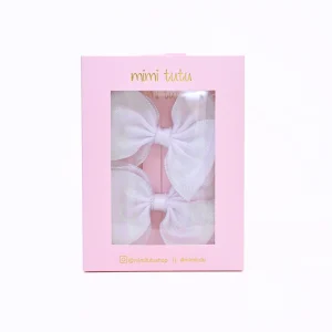 Shimmering Bow Hairclip Set