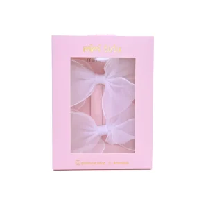 Shimmering Bow Hairclip Set
