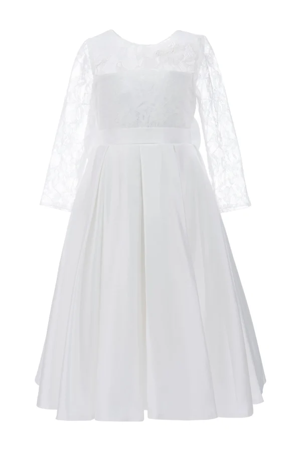 White Arcadia Satin Dress