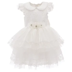 White Belvale Embroidered Dress