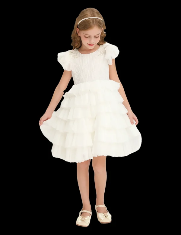 White Elrose Dress