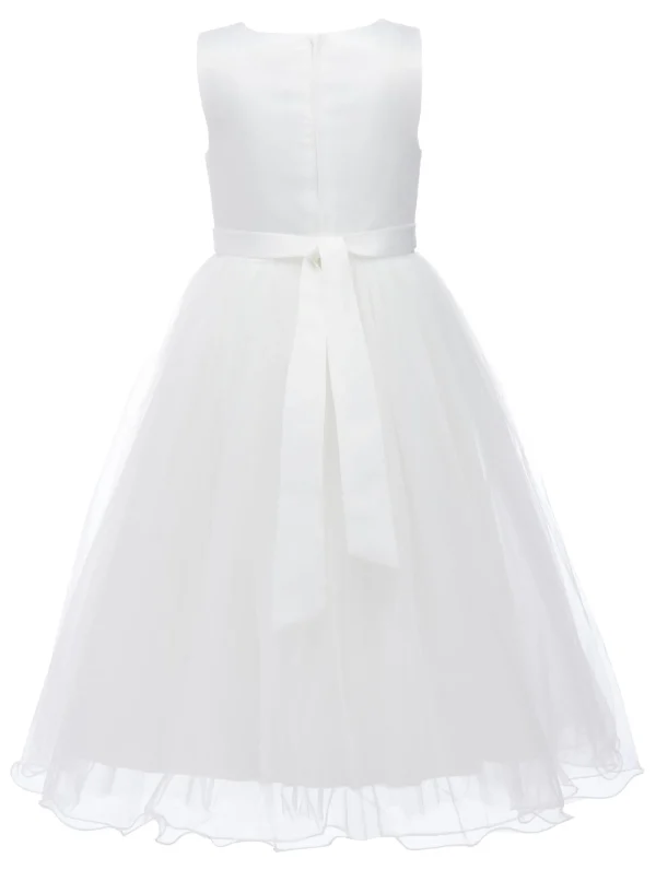 White Halsey Embroidered Dress
