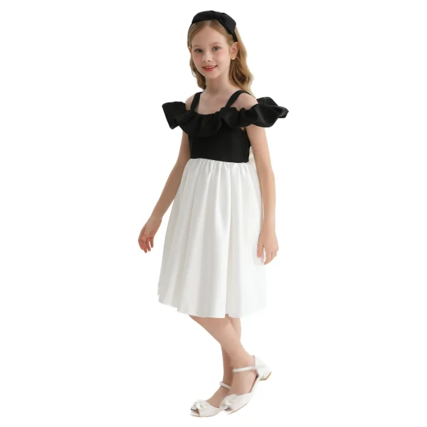 White Marbella Summer Bow Dress
