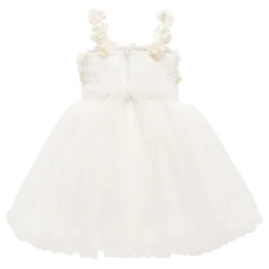 White Rose Campanula Dress
