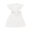 White Sevilla Teacup Bow Dress