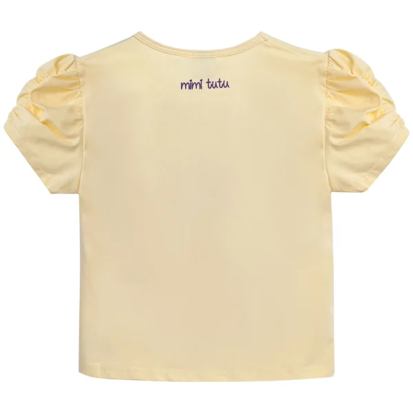 Yellow Bear Applique T-Shirt