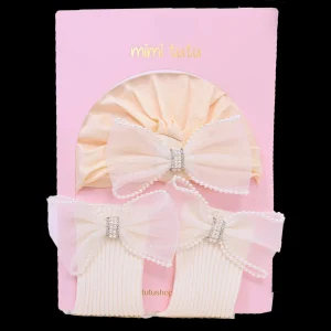 Yellow Bow Pearl Lined Gift Set
