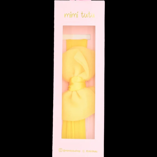 Yellow Tulle Ribbon Headband